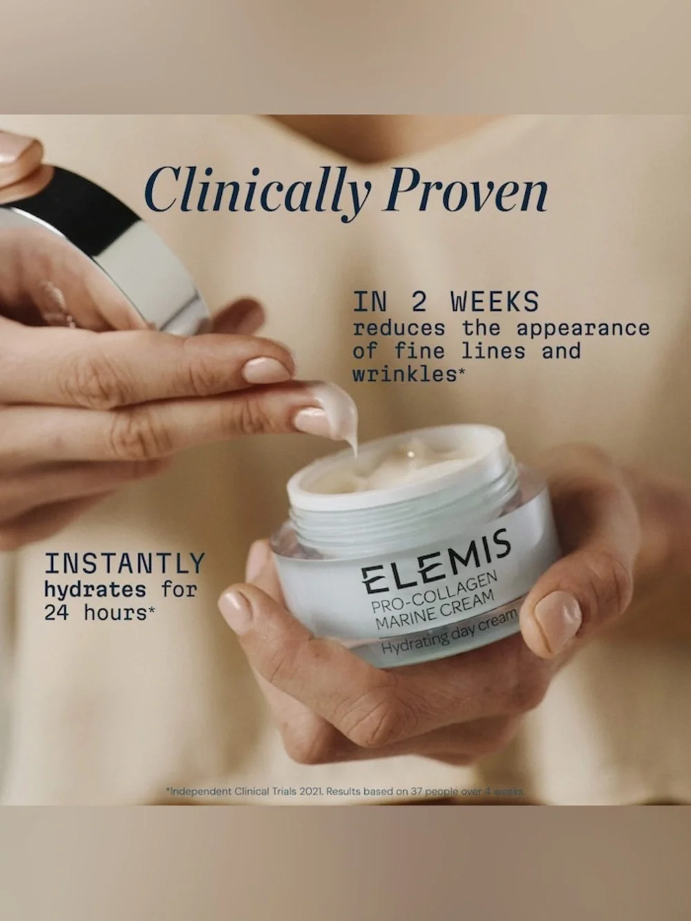 Elemis Pro-Collagen Marine Cream Ultra-Rich Moisturizer (15ml) - Picture 3 of 7